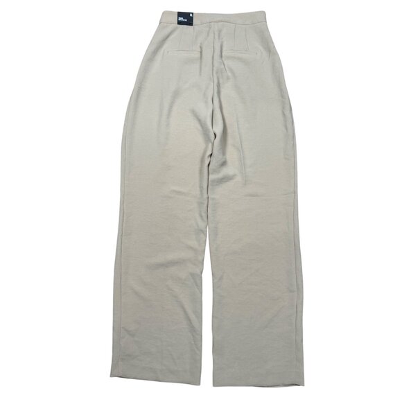 Express Womens Beige Tan Super High-Rise Trousers 8L NWT - Picture 2 of 9